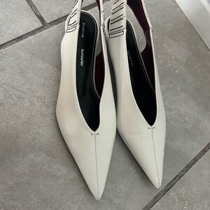Proenza Schouler White Pointed Heels